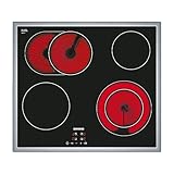 Siemens ET645HN17E iQ300 Kochfeld / 58.3 cm / schwarz / Flachrahmen-Design / Digitales Funktionsdisplay