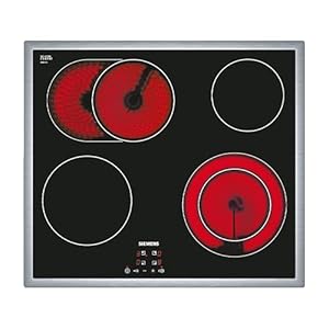 Siemens ET645HN17E iQ300 Kochfeld / 58.3 cm / schwarz / Flachrahmen-Design / Digitales Funktionsdisplay