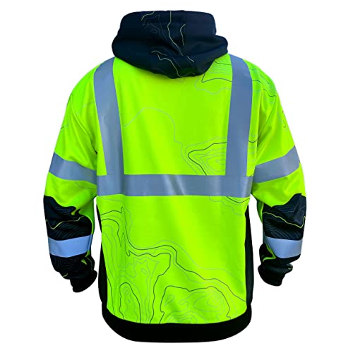 Image of SafetyShirtz SS360 ANSI Class 3 Type R Graphic Hoodie