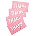 RXBC2011 Thank You for Supporting Small Business Card Client Appreciation Notes Package Insert for Online business 2x3.5 Inch Pack of 100 Pink