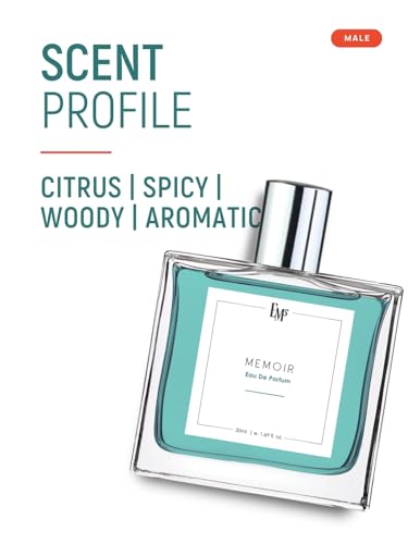 Image of EM5 Memoir EDP Unisex Perfume | Fresh Citrus Woody | Spray for Men & Women | Strong & Long Lasting Fragrance | Luxury Gift for Him & Her