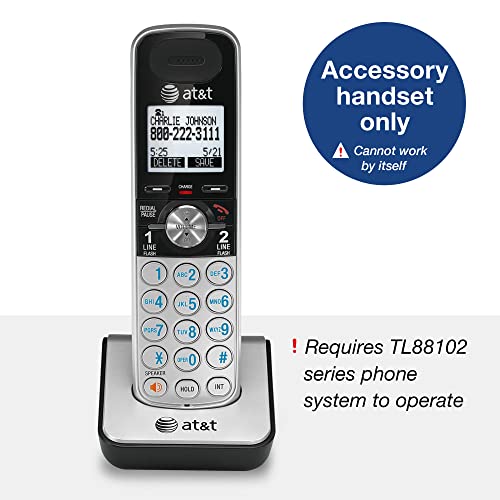 ATT-2-Line-TL88002-DECT-60-1-Handset-for-Cordless-Phone-SilverBlack