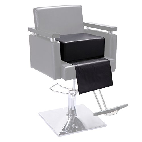 BarberPub Black Children Booster Barber Equipment Seat Cushions Styling Seat Cushion for Back 8101