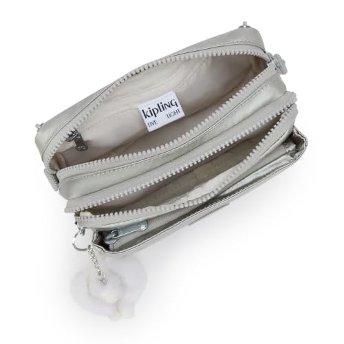 Image of Kipling Women's Abanu Medium Crossbody Bag, Lightweight, Adjustable Nylon Waist Pack with Multi-Compartment Zip Pockets