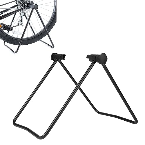 Hapivida Utility Bicycle Stand, U Shaped Adjustable Height Foldable Repair Rack Stand, Foldable Mechanic Repair Rack Bike Stand for Bicycle Storage and Repairing
