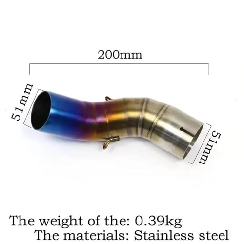 Tuyau d'échappement pour réparer fuite ligne Kawasaki Z900 17-2023