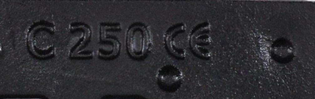 Hofablauf Belastungsklasse C250 Gussrost 300x300 mm 25 Tonnen Entwässerung