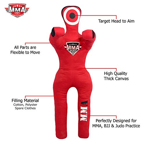 Mma Children Mixed Martial Arts Judo Training Kick Boxing Dummies Youth Exercise Throwing Buddy Ground Pound Dummy Fitness - 40 Inches-Unfilled #TOP3