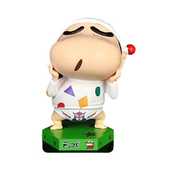 Trunkin Shinchan Sleeping White Nightsuit Action Figure 11.5 Cms PVC Anime Figurine Collectible Model Toy Standee