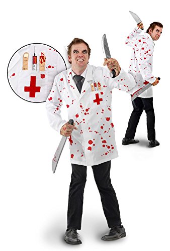 Camice da dottore insanguinato per Halloween