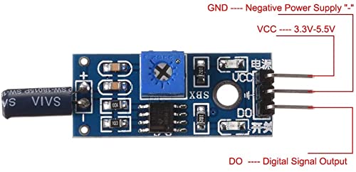 XYWHPGV Vibration Sensor Module SW-18010P for Smart Car (8ba1c b3218 de52f 1bf8d 84ec4 e80bf