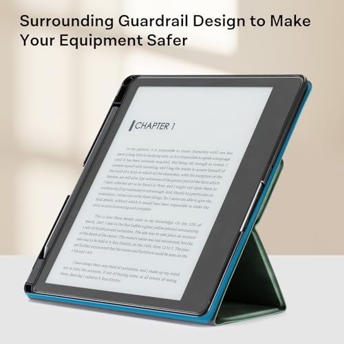 Image of CoBak Case for E-Reader - All New PU Leather Cover with Auto Sleep Wake Feature for Tablet Reader 10.2 inch 2022 & 2024 Released with Pen Holder (not Compatible with Remarkable)