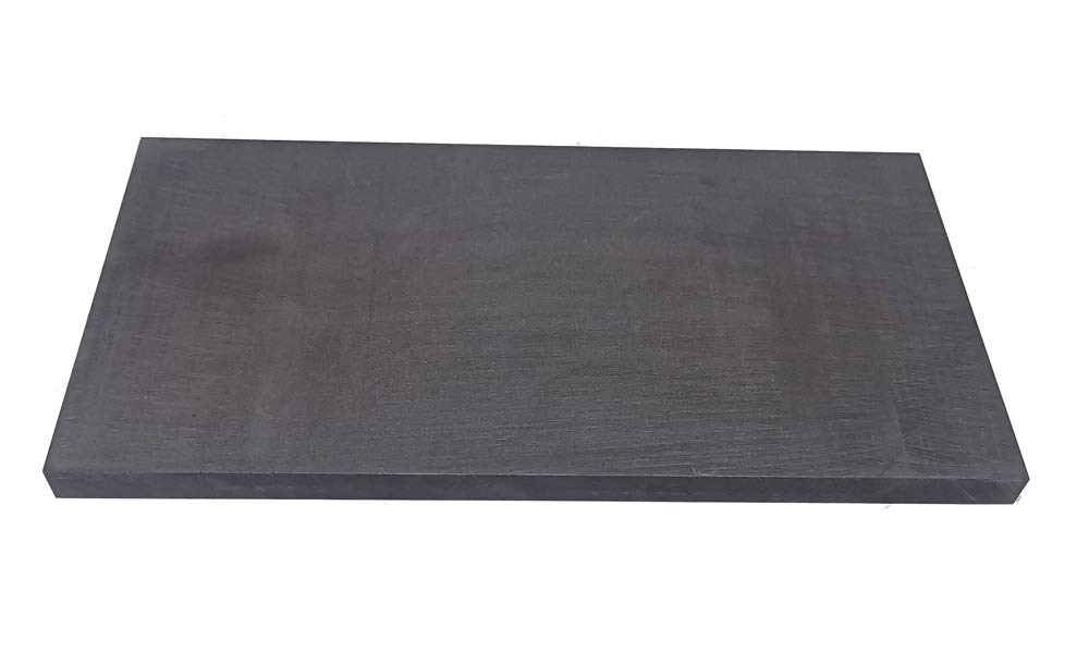 OTOOLWORLD 99.9% Purity Graphite Ingot Block EDM Graphite Plate Milling Surface (200MMx100MMx10MM)