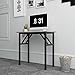 Need Small Computer Desk 31.5 inches Folding Table No Assembly Sturdy Small Writing Desk Folding Desk for Small Spaces, Grey AC5-8040-LB