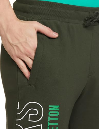 Image of UNITED COLORS OF BENETTON Men's Regular Mid Rise Track Pants