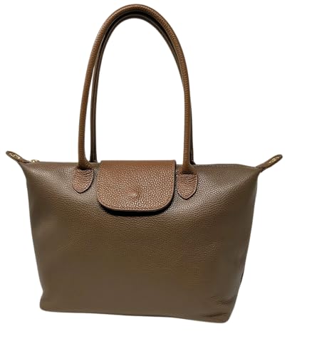 Sac femme en cuir véritable sac à main épaule et bandoulière Giuly décontracté