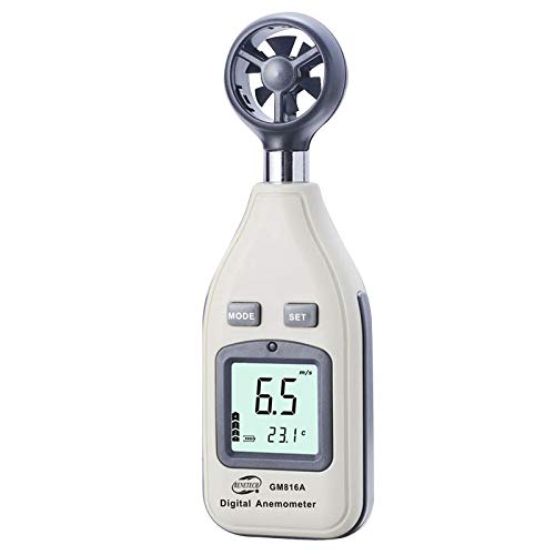 DINGXUEMEI DXM Tester BVRD BENETECH Digital Electronic Anemometer (GM816A)(White)