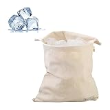 A Bar Above Premium Lewis Bag, Reusable Black Ice Bag, for Crushed Ice, Professional Grade Canvas with Flap, Creates Perfect Crushed Ice, for Cocktails, Mai Tais, and More, XL, 15.5" x 12"