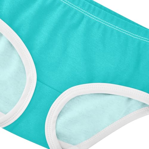 Joisal Cotton Girls Underwear Toddler Turquoise Blue Girl Panties Cute Designer Briefs Underpants 2t4