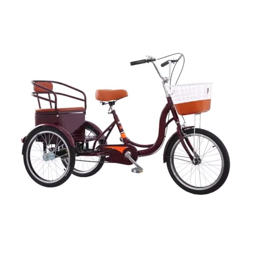 Triciclo para Adultos con Asiento y Canasta 20 Pulgadas miniatura 1