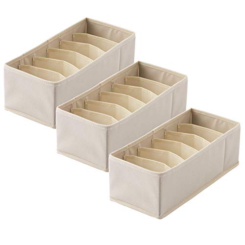 天馬 収納ケース PRX せいとんボックス 仕切り付 3個セット アイボリー M