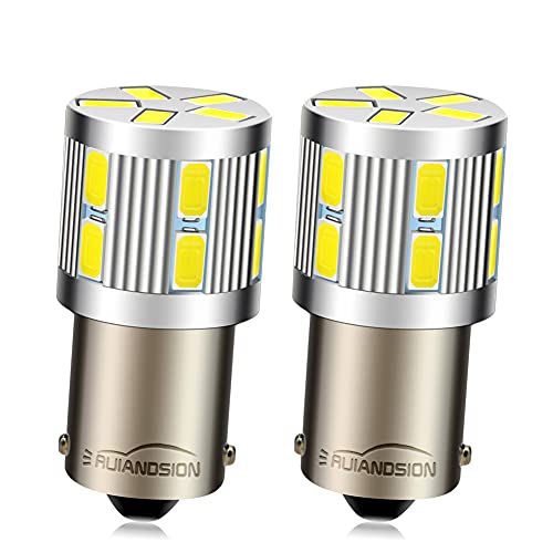 Ruiandsion 2pcs 1156 LED Bulbs White 6V BA15S 5630 17SMD miniatura 1