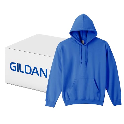 Image of Gildan Adult Fleece Hoodie Sweatshirt, Style G18500, Multipack
