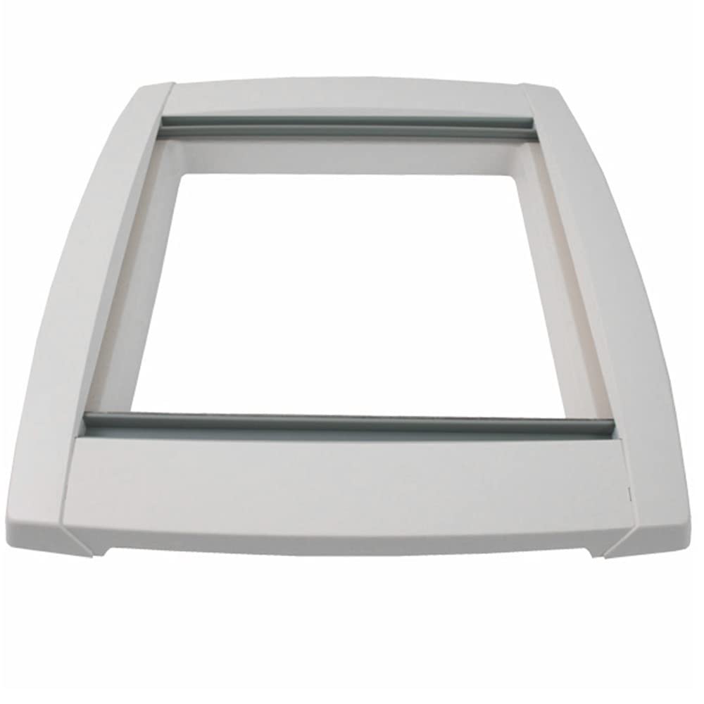 Innenrahmen für MPK Dachluke Dachfenster Dachhaube 40 x 40 cm Wohnwagen Wohnmobil Caravan mit Doppelplissee signalweiß