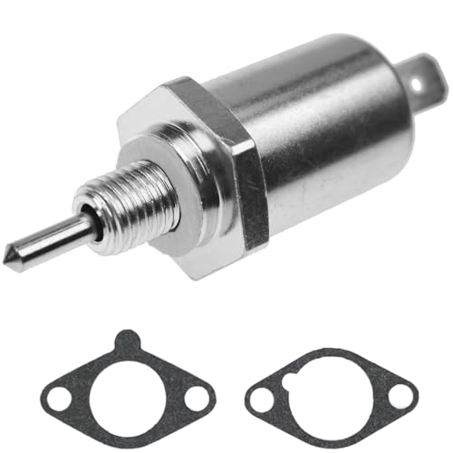 ZAMDOE M138477 Vergaser-Kraftstoffabsperrmagnet 21188-2011 für Kawasaki FD590V FD671D FD711D FD731V FD750D FH451V FH500V FH531V für John Deere X475 Lt180 Lx277 X520 X540 X700 X710 Z840 GX325 GX345