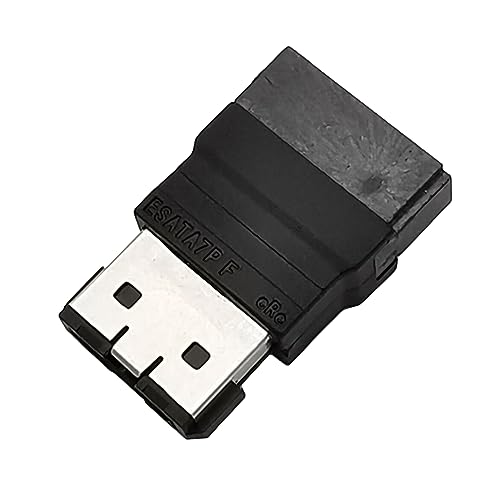 Adaptador eSATA 7P Hembra a Macho para transferencia rápida miniatura 1