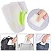 ydfagak Waterproof Shoe Covers, Reusable Foldable Not-Slip Rain Shoe Covers with Zipper,Shoe Protectors Overshoes Rain Galoshes for Kids Men and Women (M (Women 5.5-7.5, Men 5-6.5), Transparent)