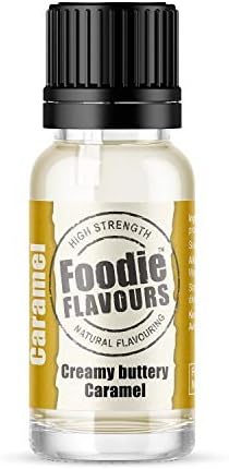 Creamy Buttery Caramel Natural Food Flavouring 15ml - Foodie Flavours