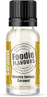 Creamy Buttery Caramel Natural Food Flavouring 15ml - Foodie Flavours