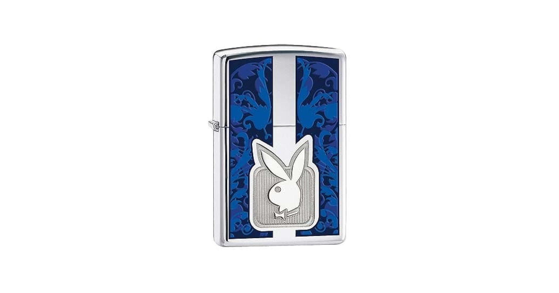 Amazon.com: Playboy Blue High Polish Chrome Zippo Lighter