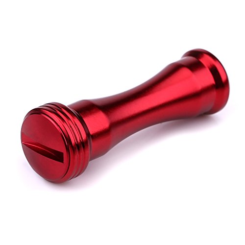 Alomejor Metal Lightweight Reel Knobs, Fishing Reel Handle for Baitcasting Tackle Tools(Red)