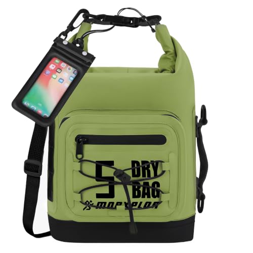 Image of MORXPLOR Dry Bag Waterproof,5L /10L /20L /30L /40L /55L Roll Top Dry Bag Backpack with WaterProof Phone Case for Swim,Kayak