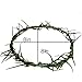 Generic Wearable Crown of Thorns with Veil of Veronica - Jesus Crown Lifesize 8 inch Plastic Headpiece for Passion Day, Church Play Prop