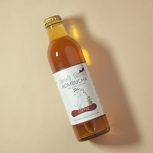 Image of KAALI BILLI Kombucha Coffee | Naturally Brewed Fermented Tea with Coffee Notes | Unique Flavor Kombucha Beverage for Daily Enjoyment | 250 ml Pack of 2