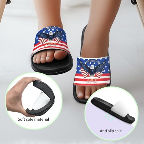 Image of Slides for Boys Girls Quick Drying Kids Slides Sandals Non-Slip