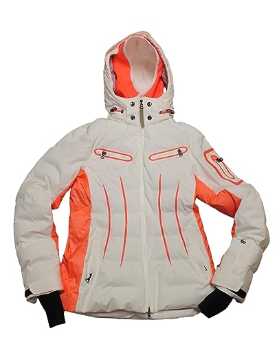Bogner Damen Skijacke Ski Jacke ELLY - T Weiß Neon Orange Größe 36 S...
