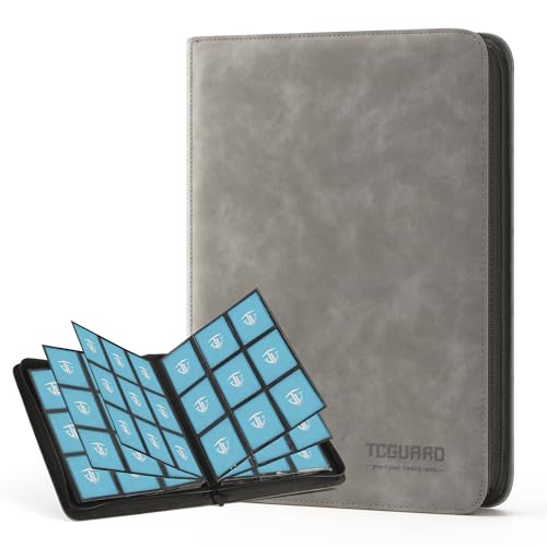 TCGUARD Trading Card Binder, 9 Side Loading Pocket Card...