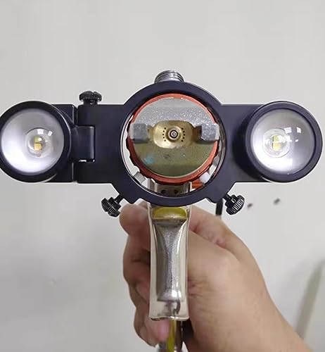 Image of LED Light Spray Paint Gun Attachment, Universal Adjustable Brightness Lighting System, Automotive Home Use