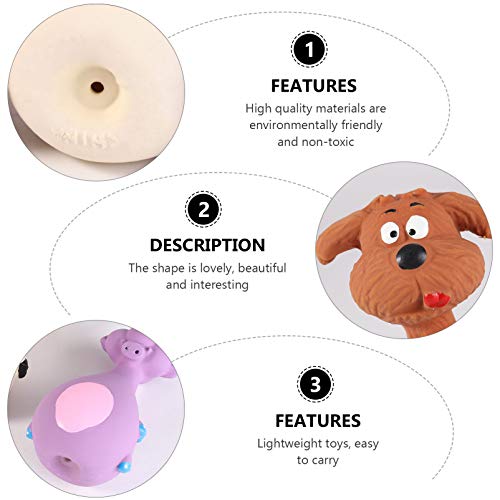 POPETPOP 3 PeÃ§as Pet Brinquedo Estridente LÃ¡tex CÃ£o Gato Mastigando Dentes Brinquedo Treinamento