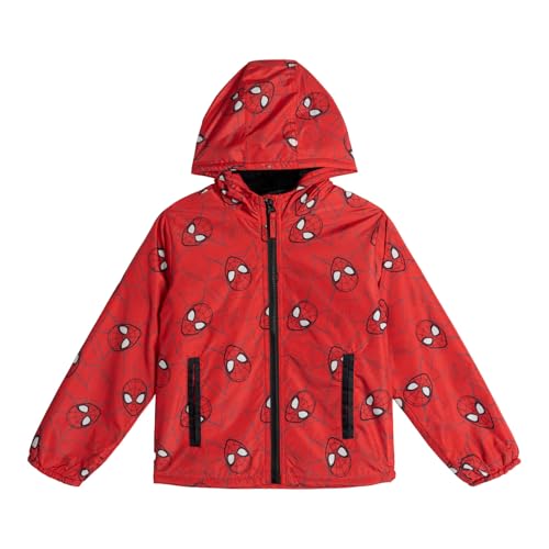 Image of Marvel Spider-Man Boys' Zip-Up Hooded Jacket Toddler to Little Kid