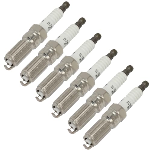 SCITOO Platinum Iridium Spark Plugs 94374 for Ford F-150, Explorer, for Fusion, Transit-150/250/350/350 HD, Taurus, Expedition, Flex, Police Interceptor Sedan/Utility & for Lincoln MKZ Pack of 6 by SCITOO - Used condition - US$7.04