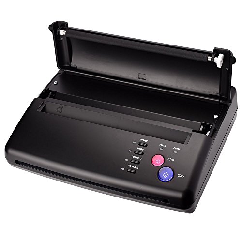 Tattoo Transfer Machine, Professional Copier Printer Stencil Machine A5 A4 Tattoo Copier Thermal Printer Printed Paper for Paper(Us)