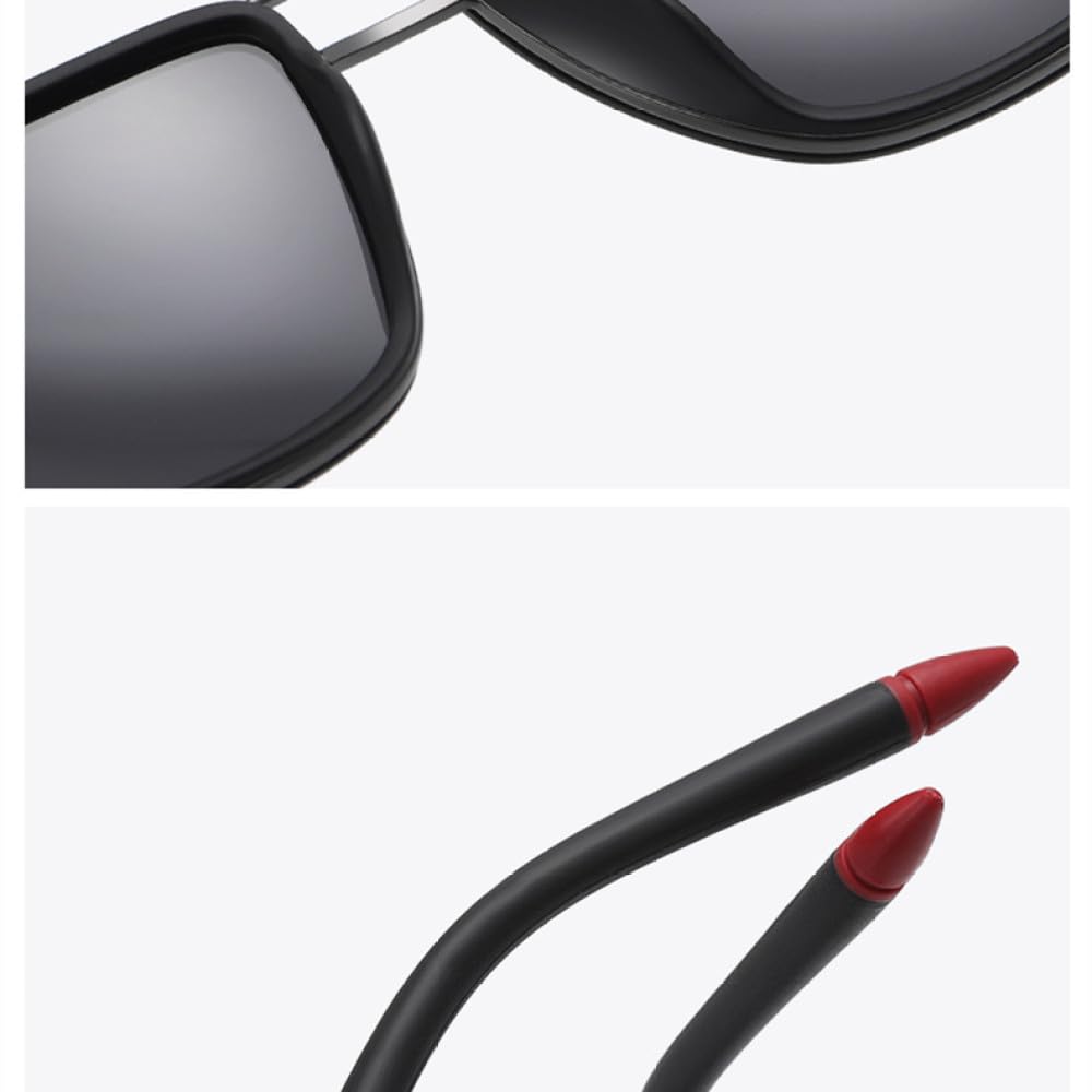 Gafas de sol con montura metálica para hombre, lentes de moda para conducir, gafas para hombre, viajes y pesca