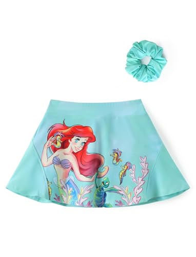 Image of Disney Stitch丨Frozen丨Princess丨Minnie Mouse Girls Skirts Inner Pocket Shorts + Scrunchie Athletic Golf Tennis Skorts 2-9Y