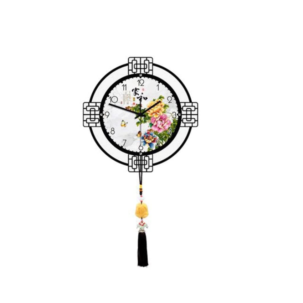 Horloge murale de salon moderne au design chinois minimaliste