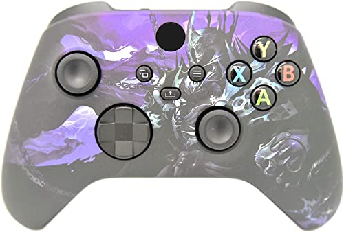 Image of Hand Airbrushed Fade Custom Controller Compatible with Xbox Series X /S & Xbox One (Series X /S Purple Knight)